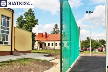 Siatki Żyrardów - Zielone siatki ze sznurka na ogrodzeniu boiska orlika dla terenów Żyrardowa